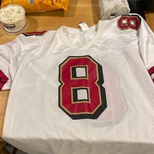 White Steve young jersey.